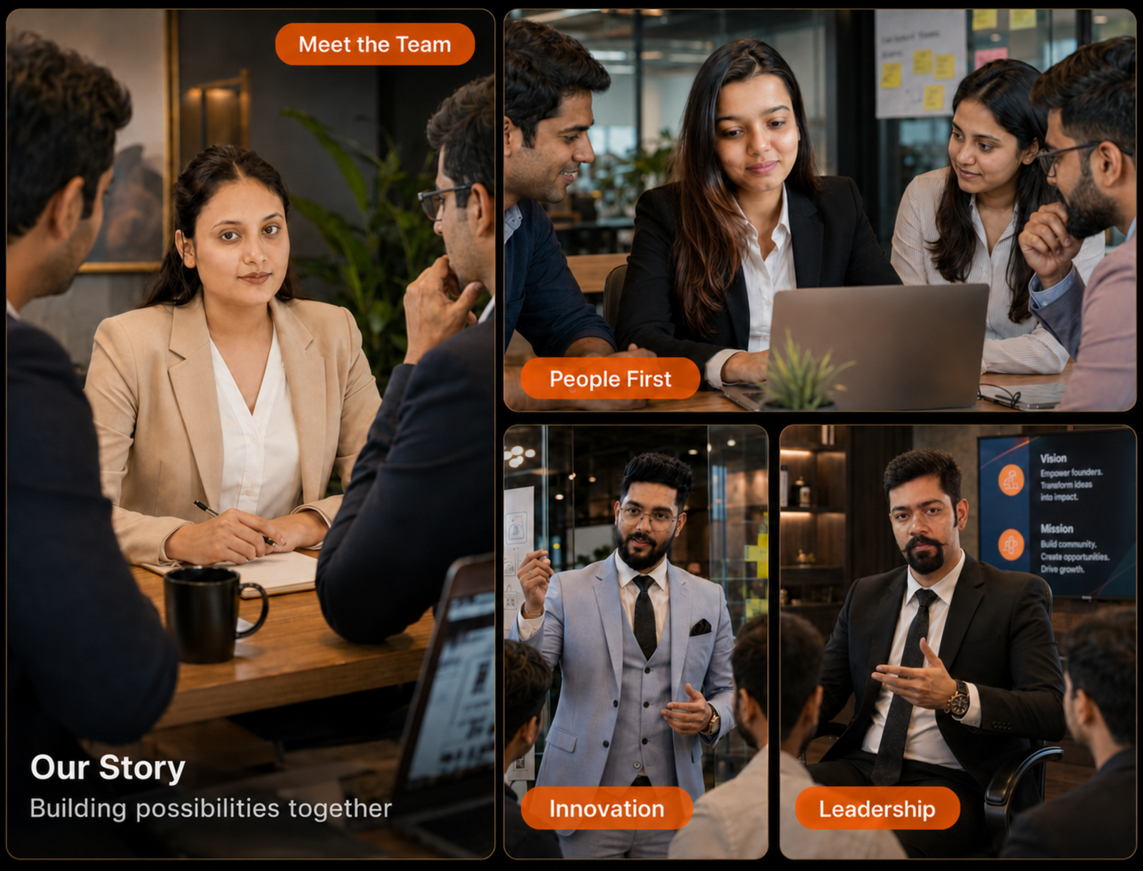 Entrepreneurs and mentors collaborating through the Cnox community