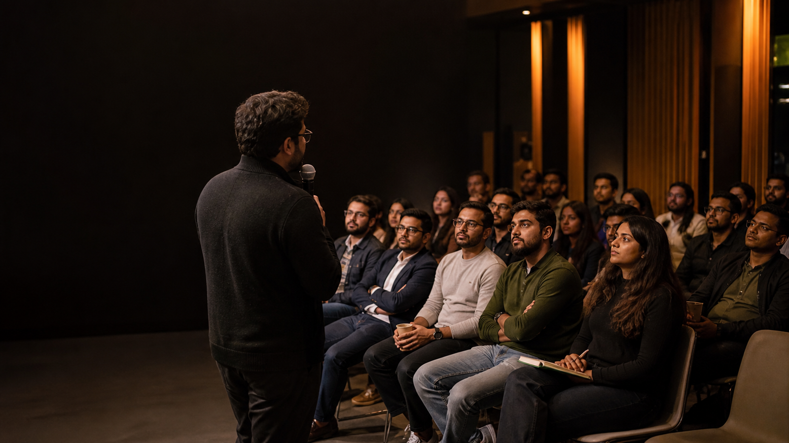 Entrepreneurs learning together at a Cnox community event