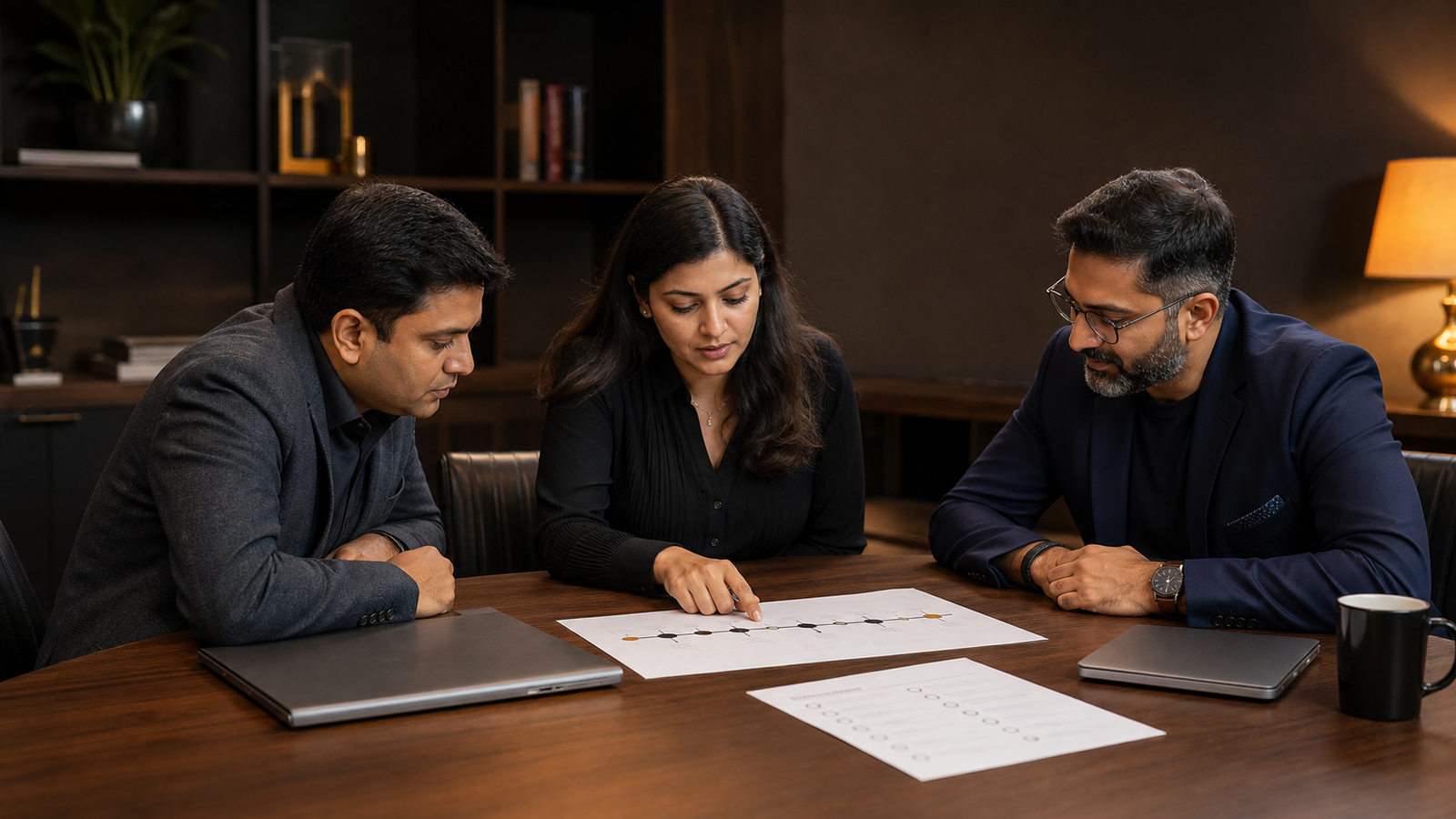 Founders preparing a fundraising plan