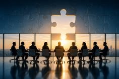 Mentors and entrepreneurs collaborating around a shared opportunity